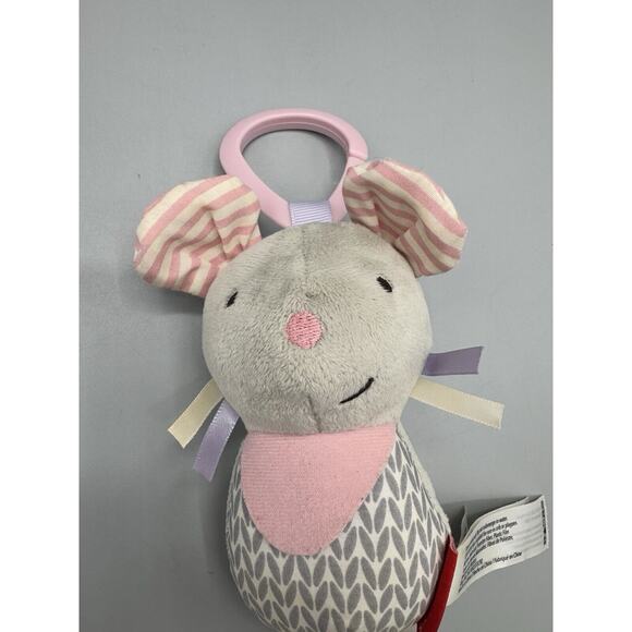 Skip Hop Bandanna Buddies Mouse Chime Teether Toy - Picture 2 of 8